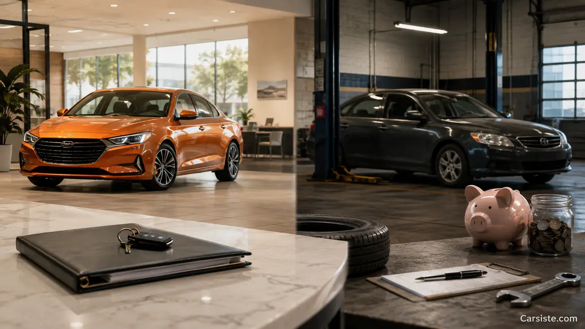 New-Car Warranty vs Used-Car Savings comparison by Carsiste.com