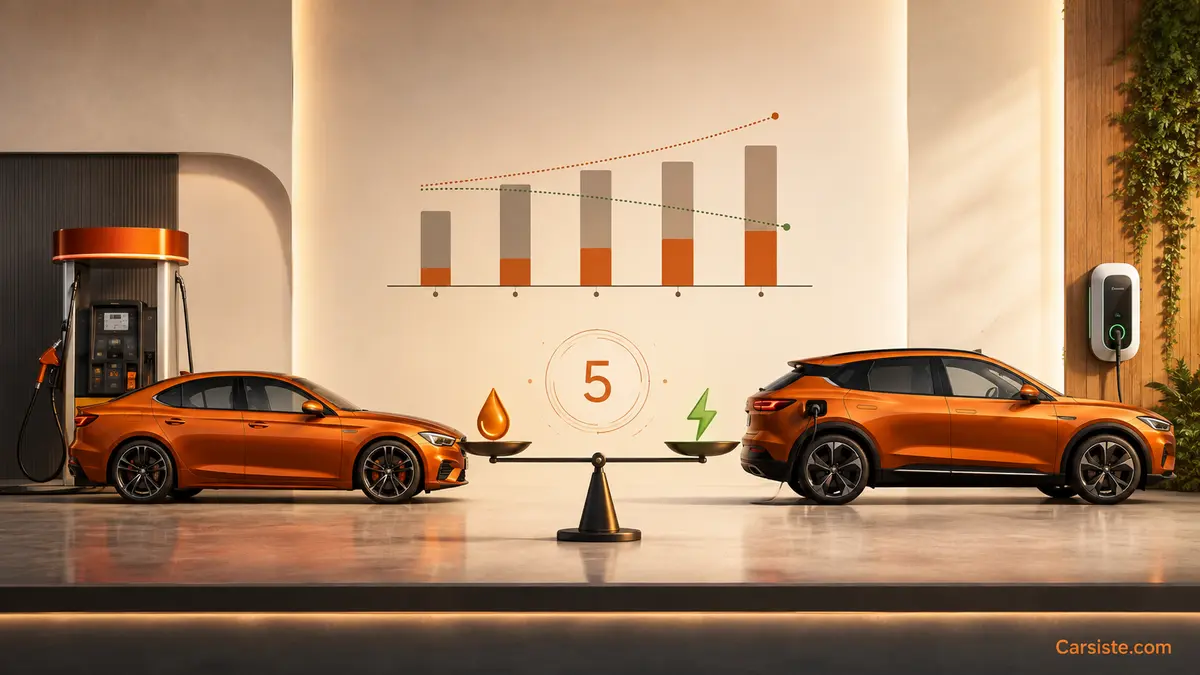 Gas and electric car comparison