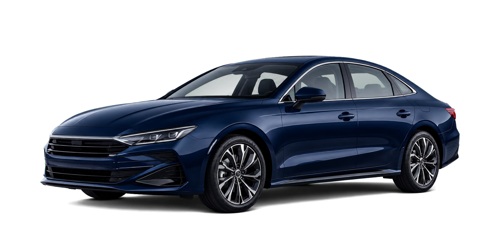Modern sedan used to illustrate car ownership cost calculators